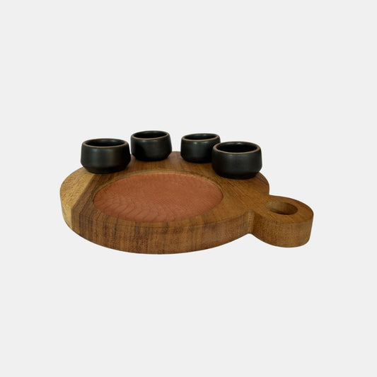 Mezcalero Arena (Set of 4) with Serving Tray