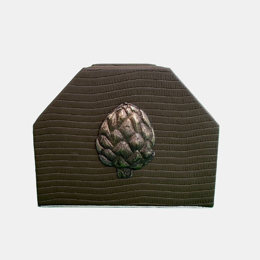 Artichoke - Synthetic Leather Napkin Holder